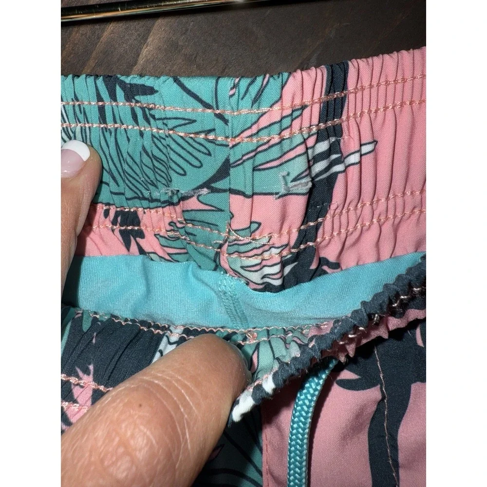 Maamgic Men's XS Swim Trunks Hawaiian Floral Vacation Pool Lined Beach‎